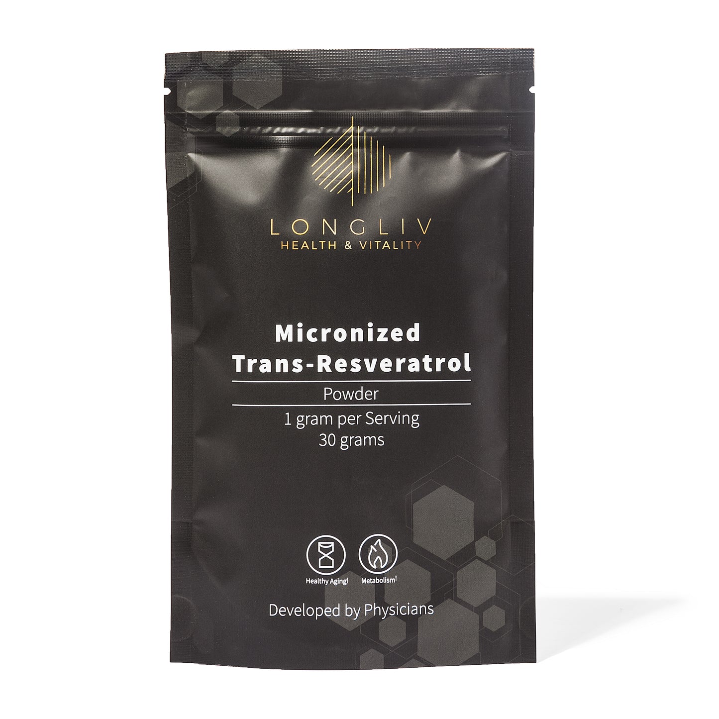 Micronized Trans-Resveratrol Powder 30gm | LonglivHealth